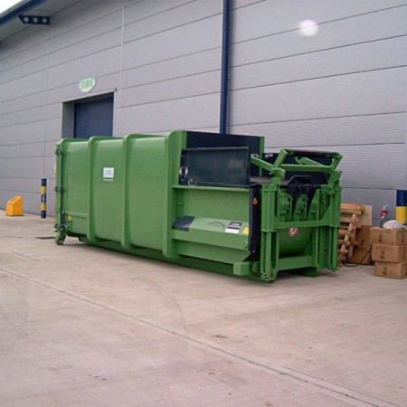 APB20 bin tipper green